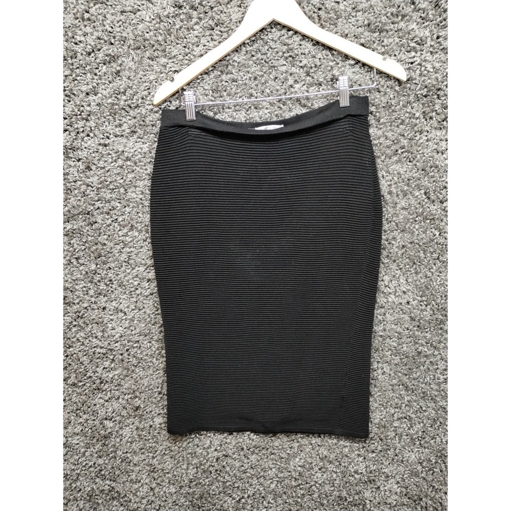 Jennifer Lopez Skirt Black Stetchy Wide Hips Form Fitting Women Large‎